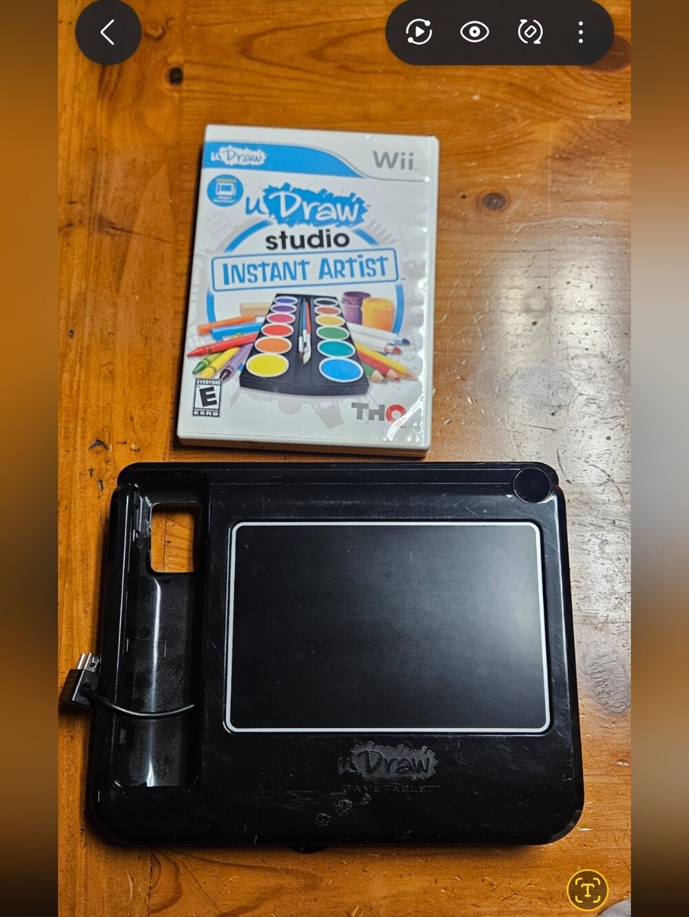 Wii UDraw Studio Instant Artist Tablet -with Wii Udraw Game